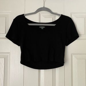 Black Crop Top